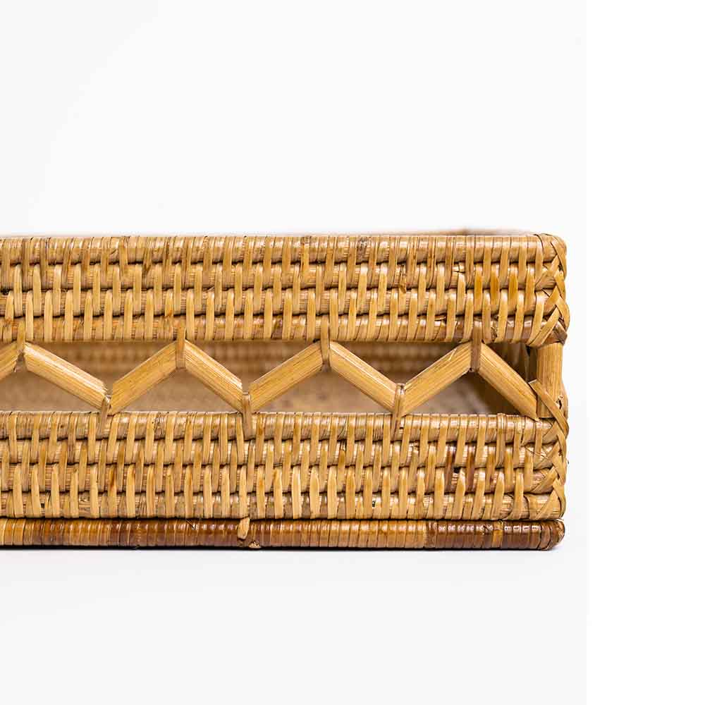 Woven Rattan Bakery Tray