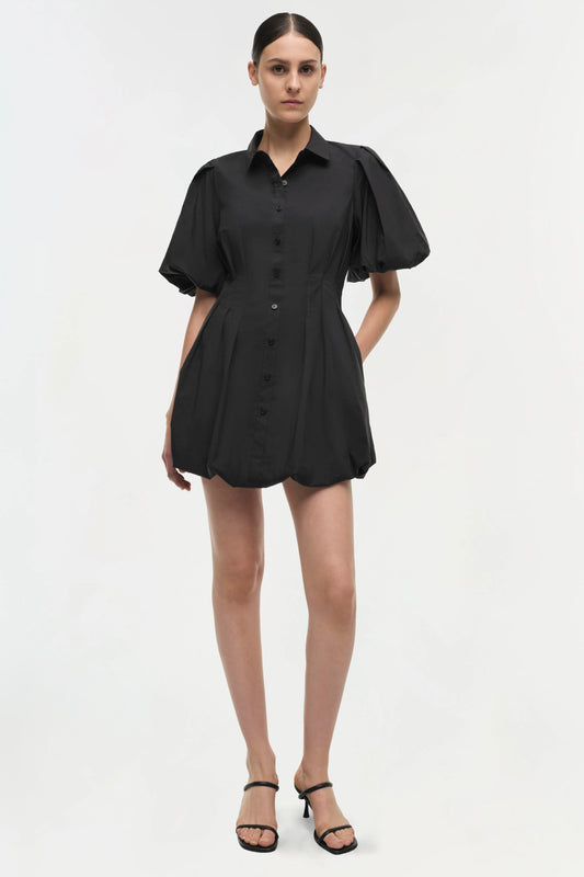 Signature Cleo Mini Dress in Black
