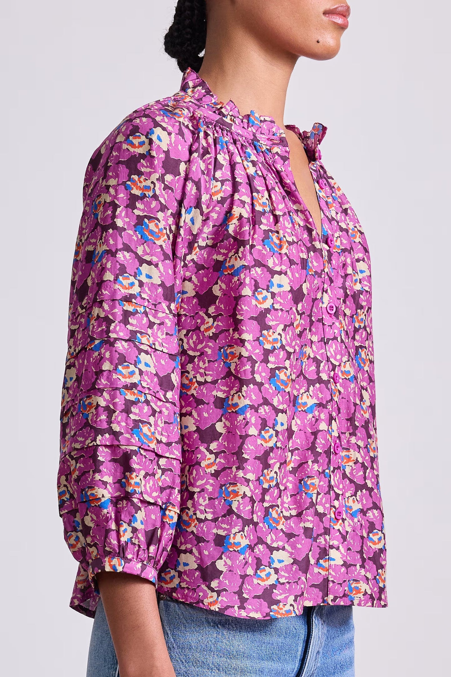 Trini Top in Florette Peony