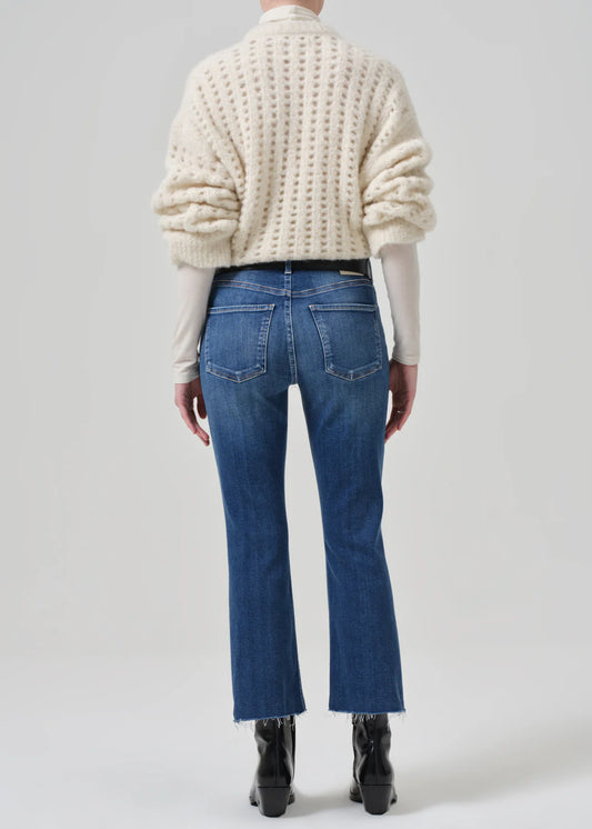 Isola Mid Rise Cropped Boot In Ambry