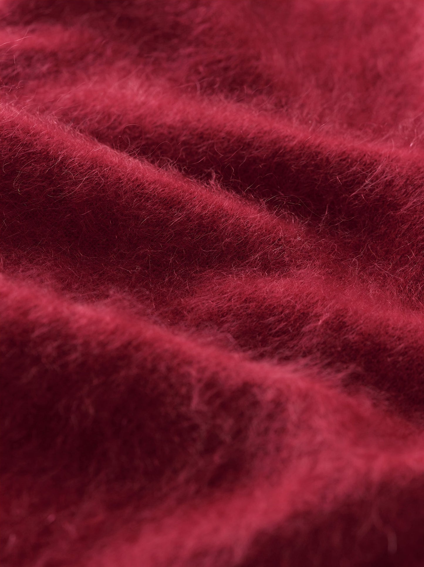 Brushed Crewneck in Dahlia