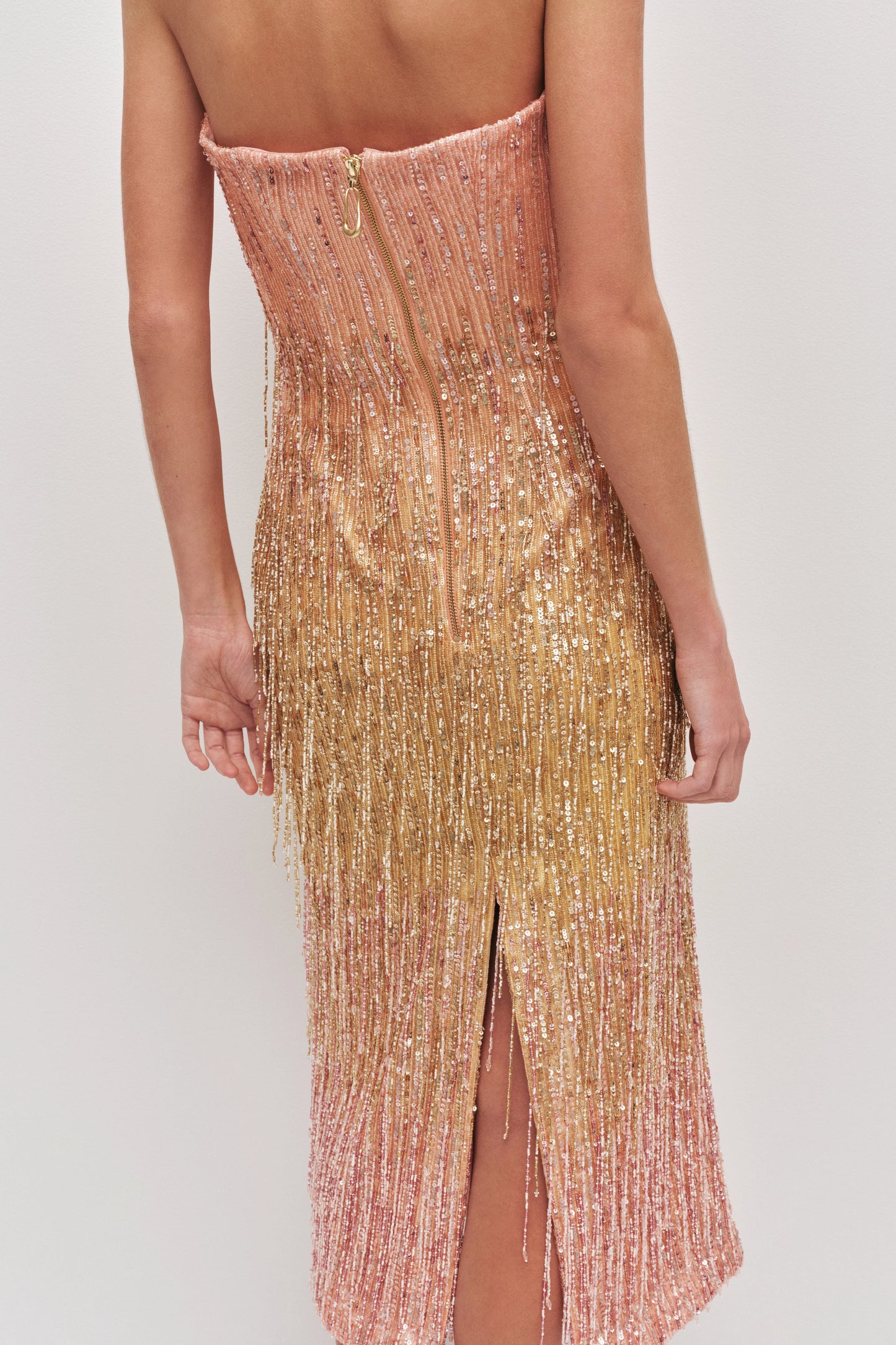 Amulet Sequin Midi Dress in Aurora