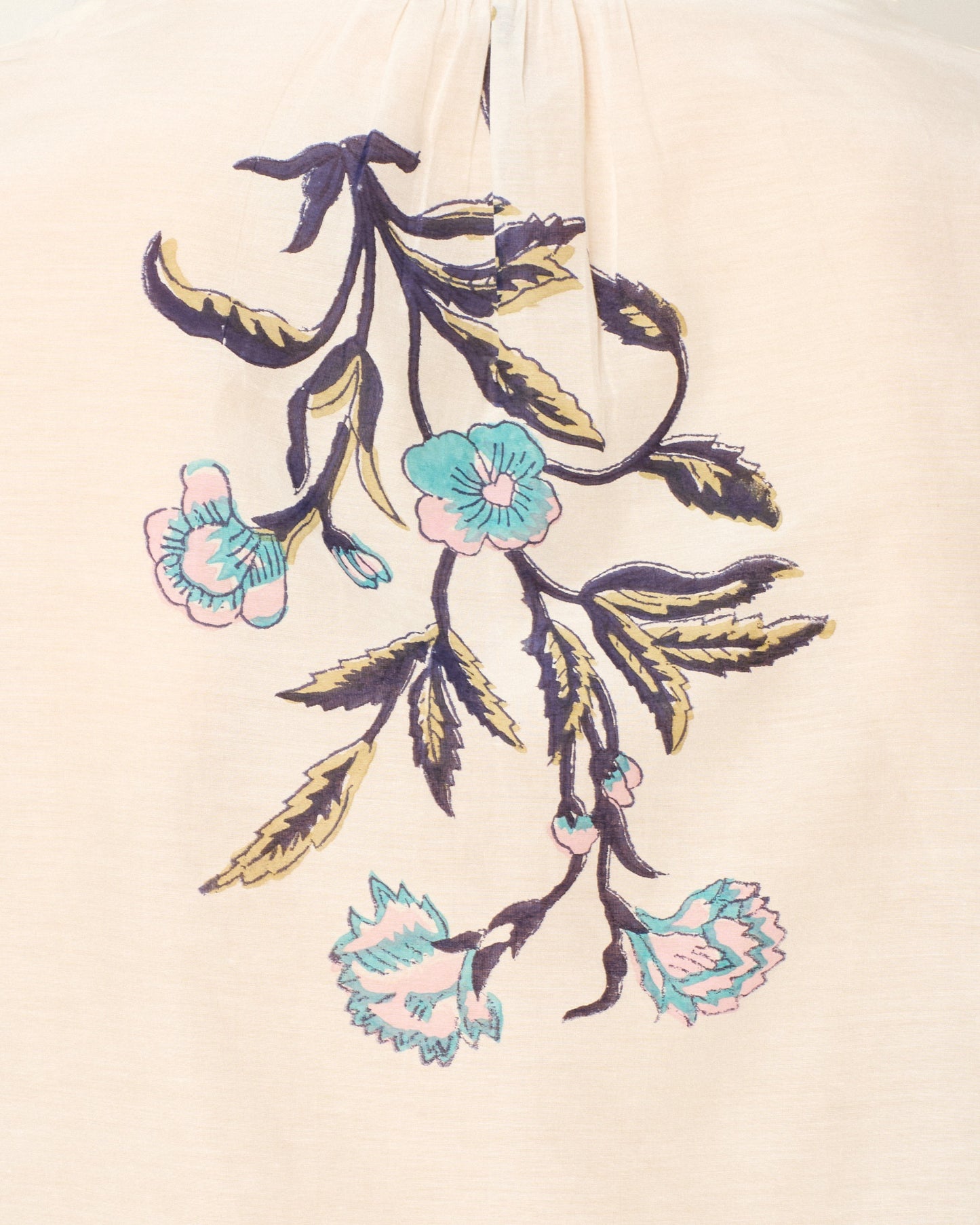 Annabel Misted Lily Shirt in Off-White