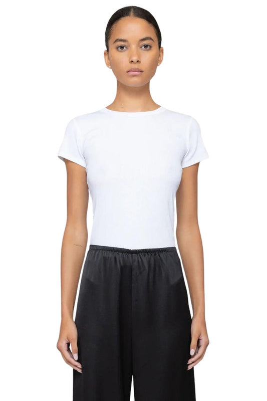 Kelly Slim Fit Tee in White