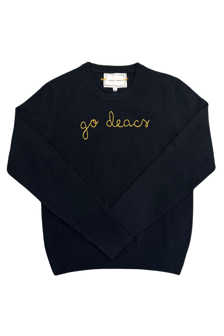 "Go Deacs" Crewneck in Black/Gold