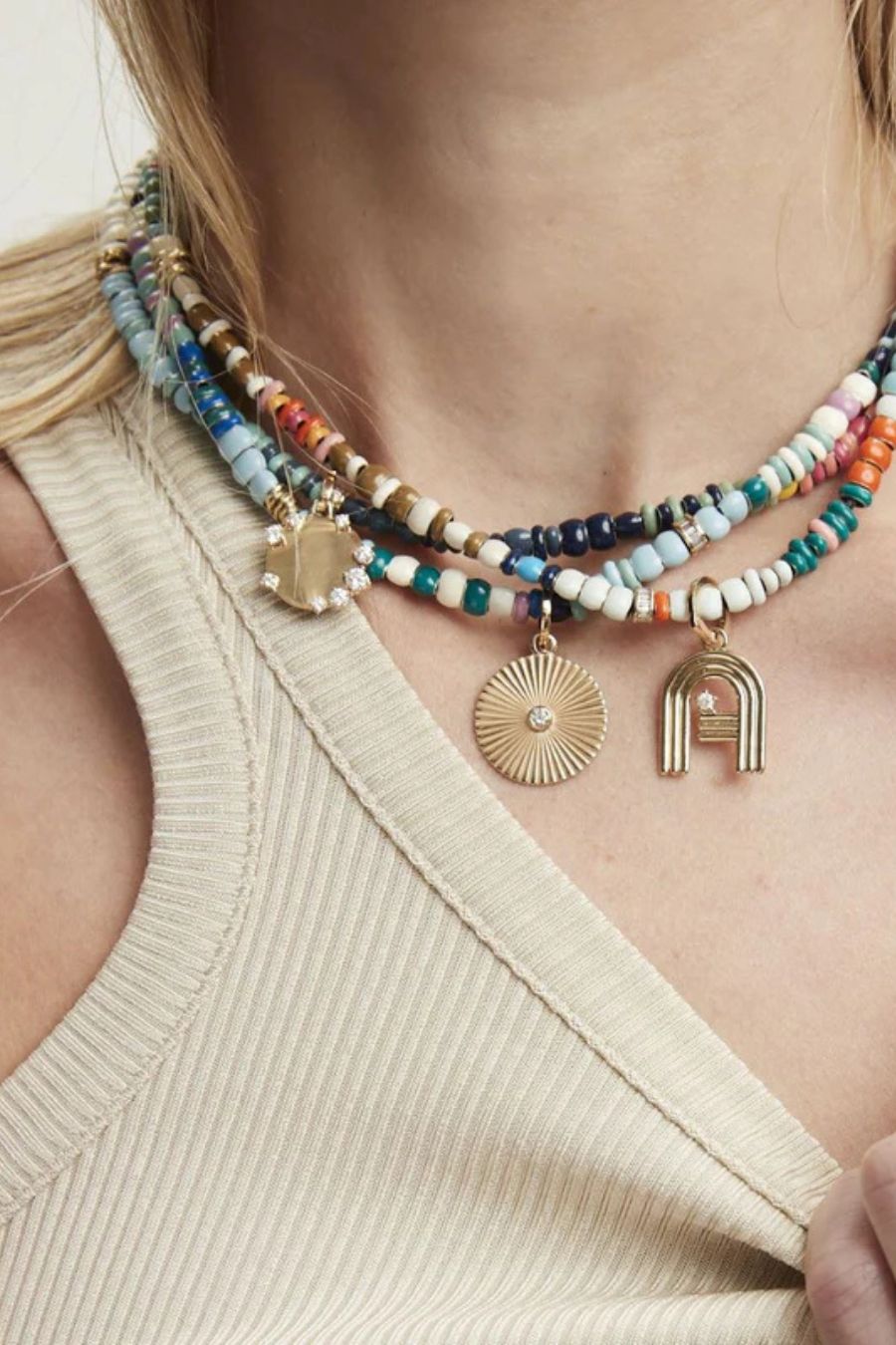 Diamond Rays Hinged Charm