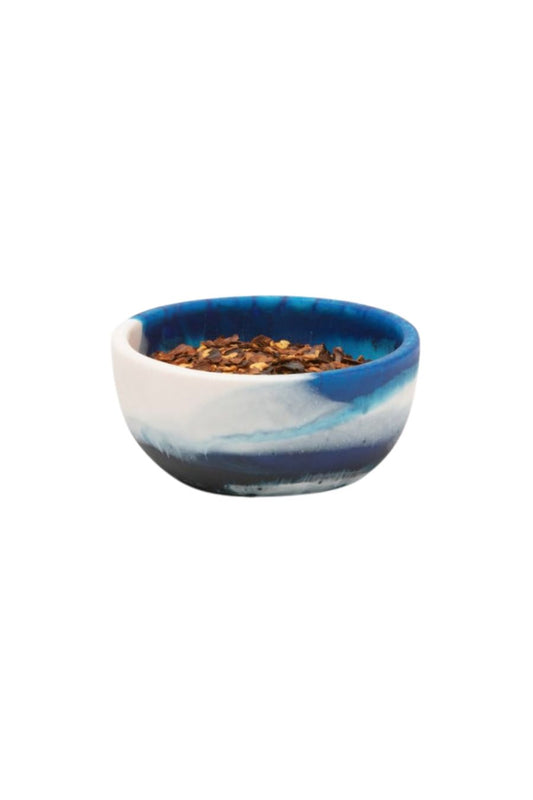 Hugo Blue Swirled Pinch Bowl