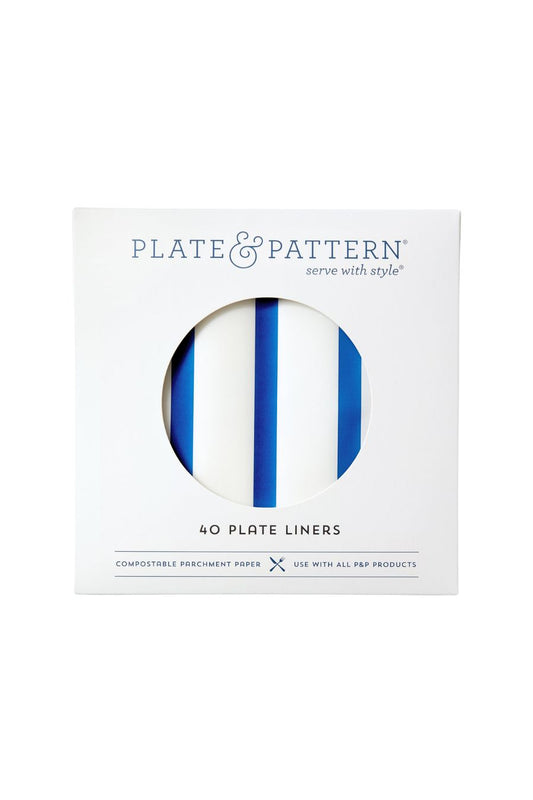 "Go Team Blue" Preformed Plate Liners