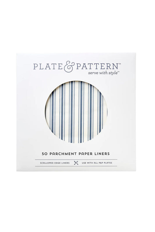 "Seascape Blue" Flat Plate Liners