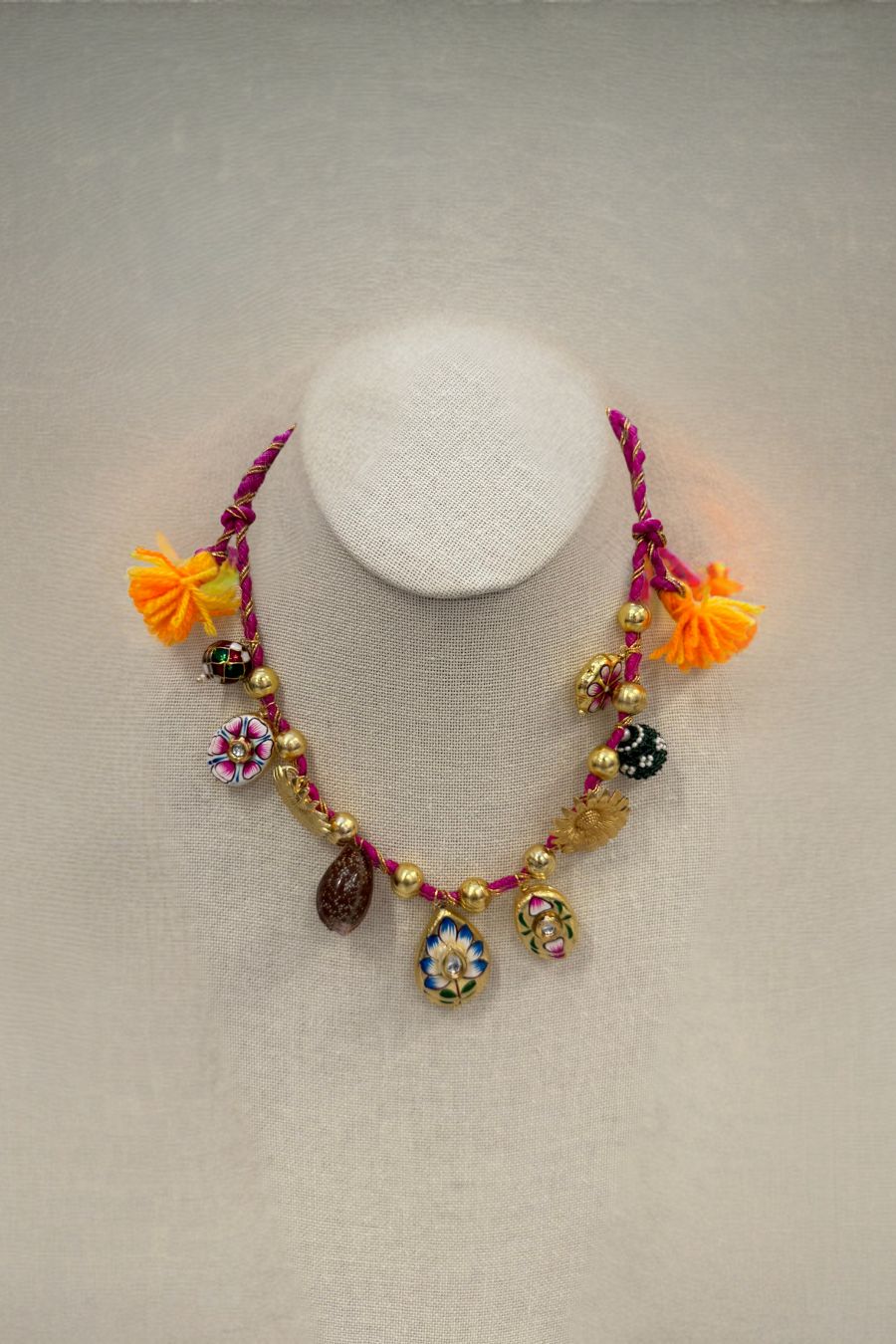 GriGri Sand Necklace Magenta