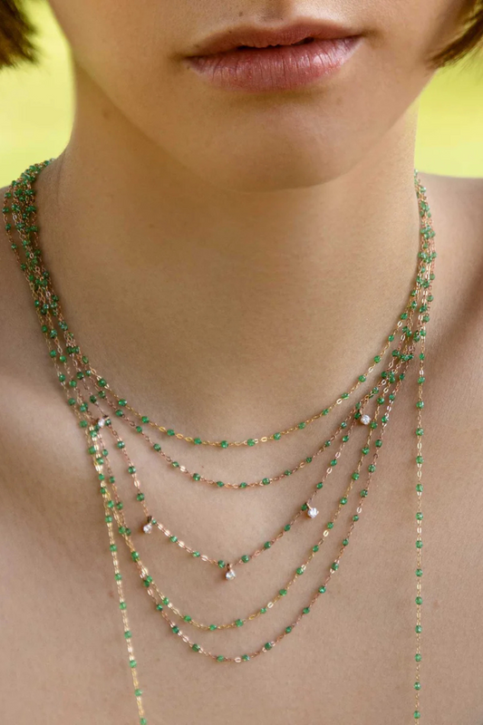 Classic Gigi Mint Necklace