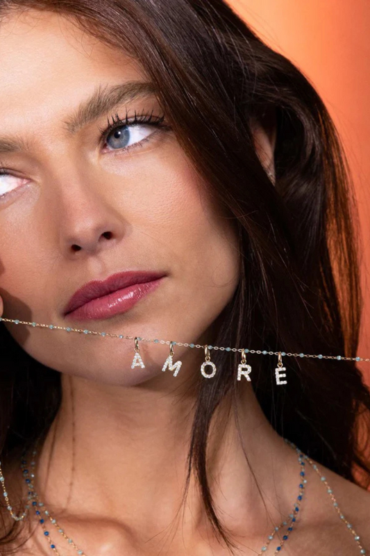 Lucky Letter S Diamond Pendant