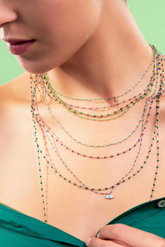 Classic Gigi Mauve Necklace