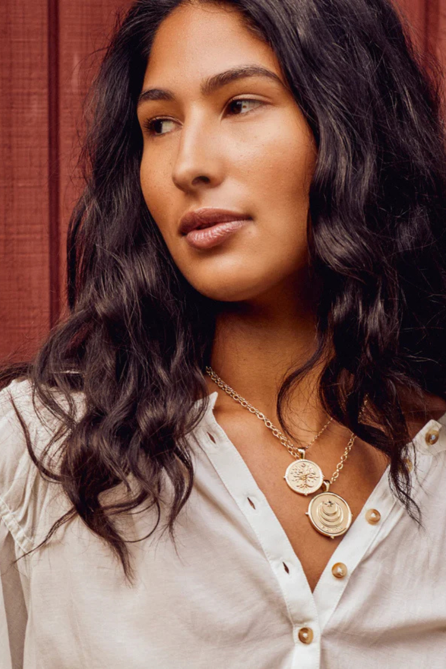 FAITH JW Small Pendant Coin Necklace