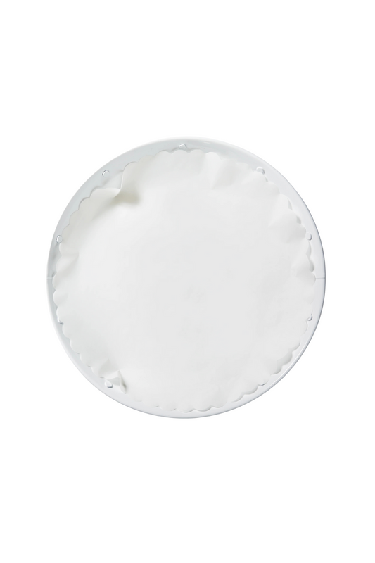 White Metal Plates Set of 4