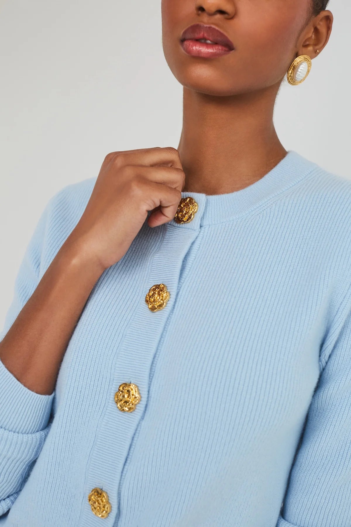 Ellery Cardigan in Light Blue