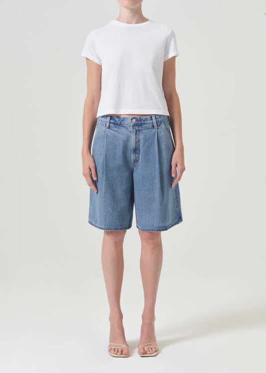 Adine Shrunken Tee in White