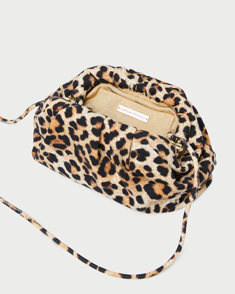 Bailey Leopard Jersey Dome Clutch