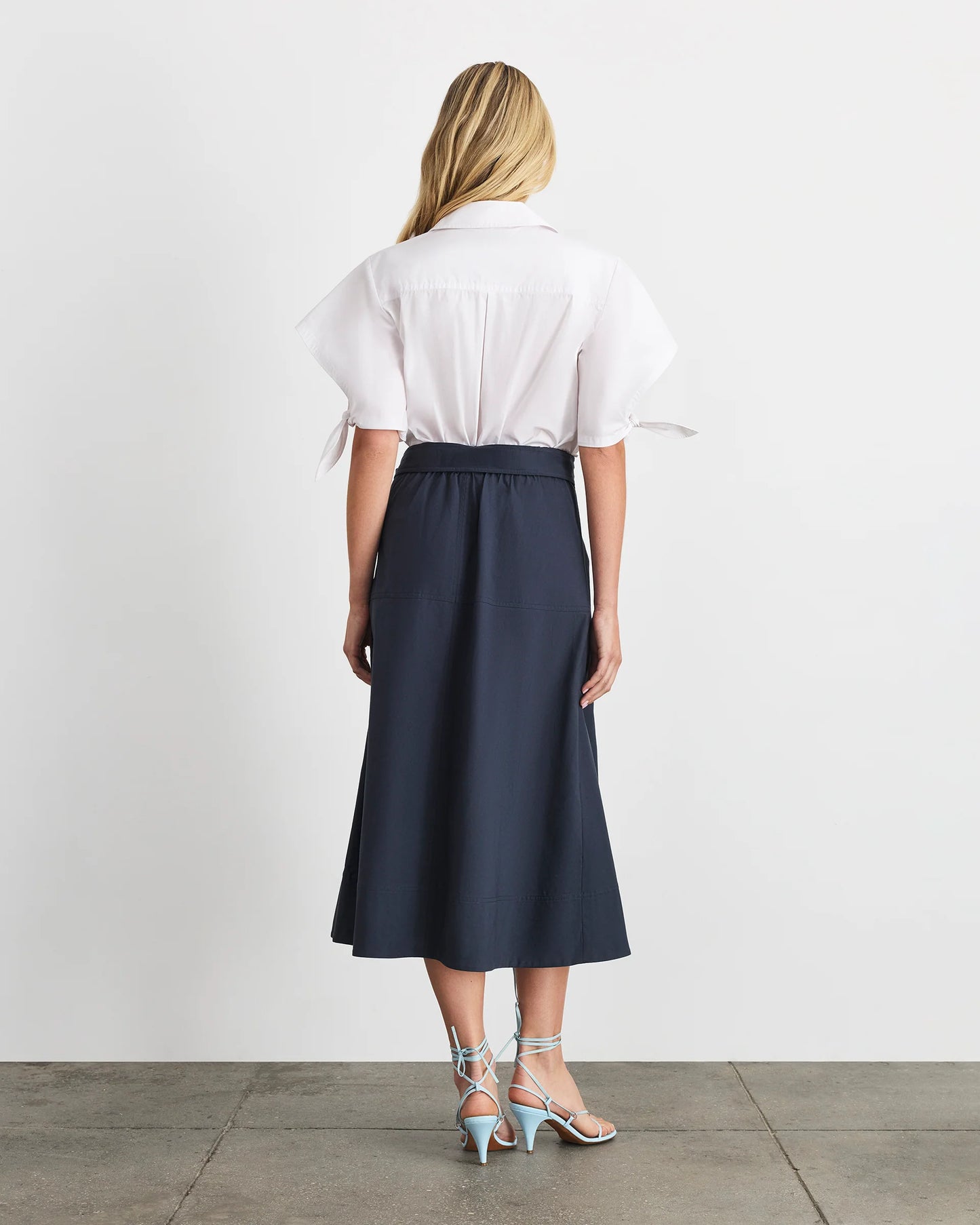 Brinson Skirt in Martitime Blue