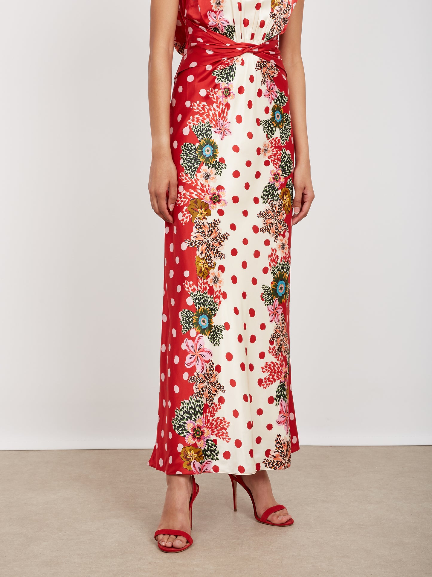 Gwen Dress in Plumeria Rouge