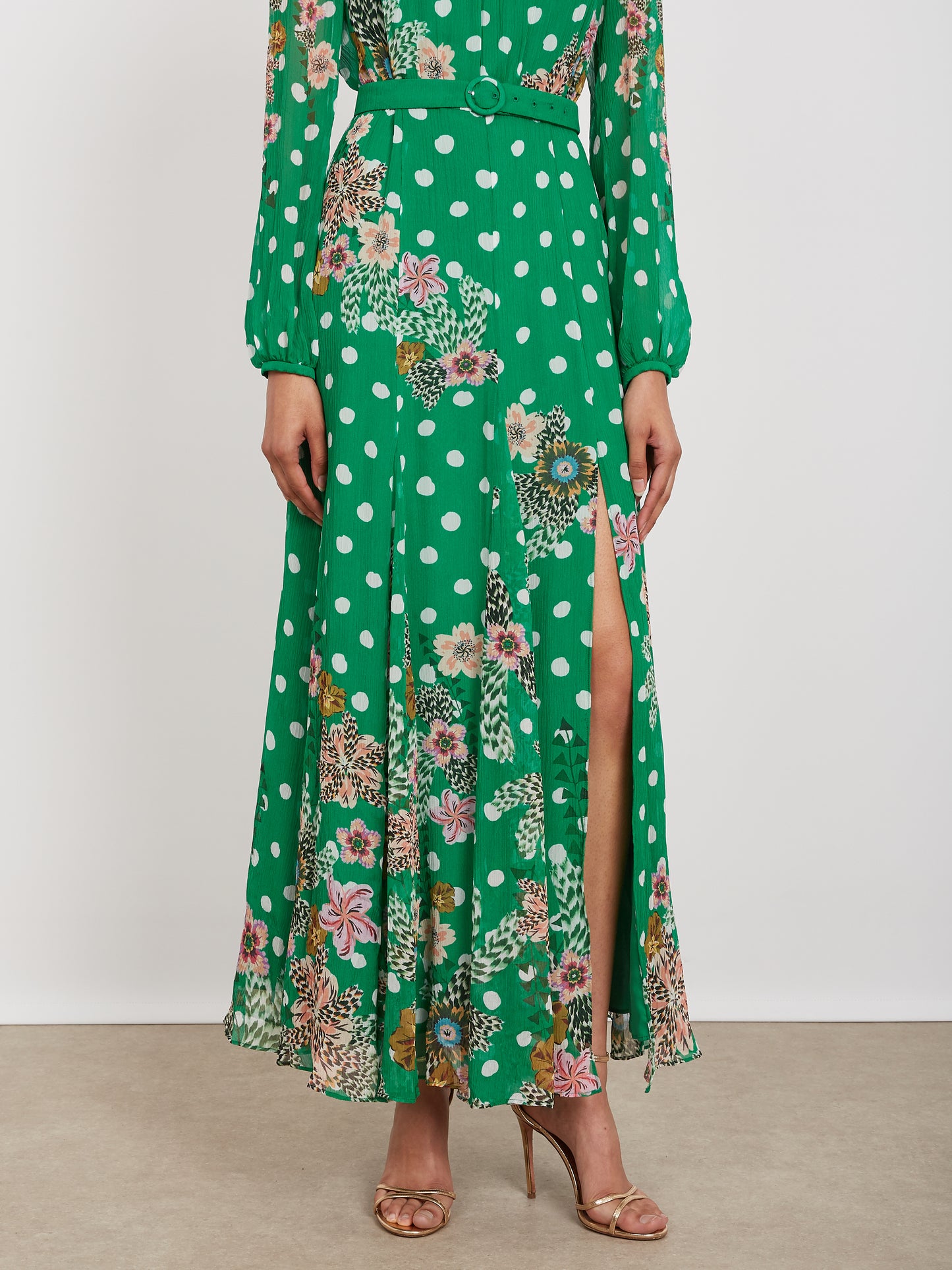 Jacqui-B Dress in Celosia Polka