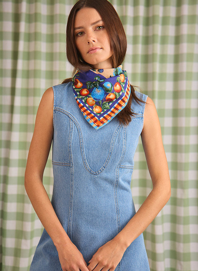 Sedona Dress in Vintage Denim