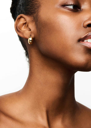 The Simone Earrings in Gold