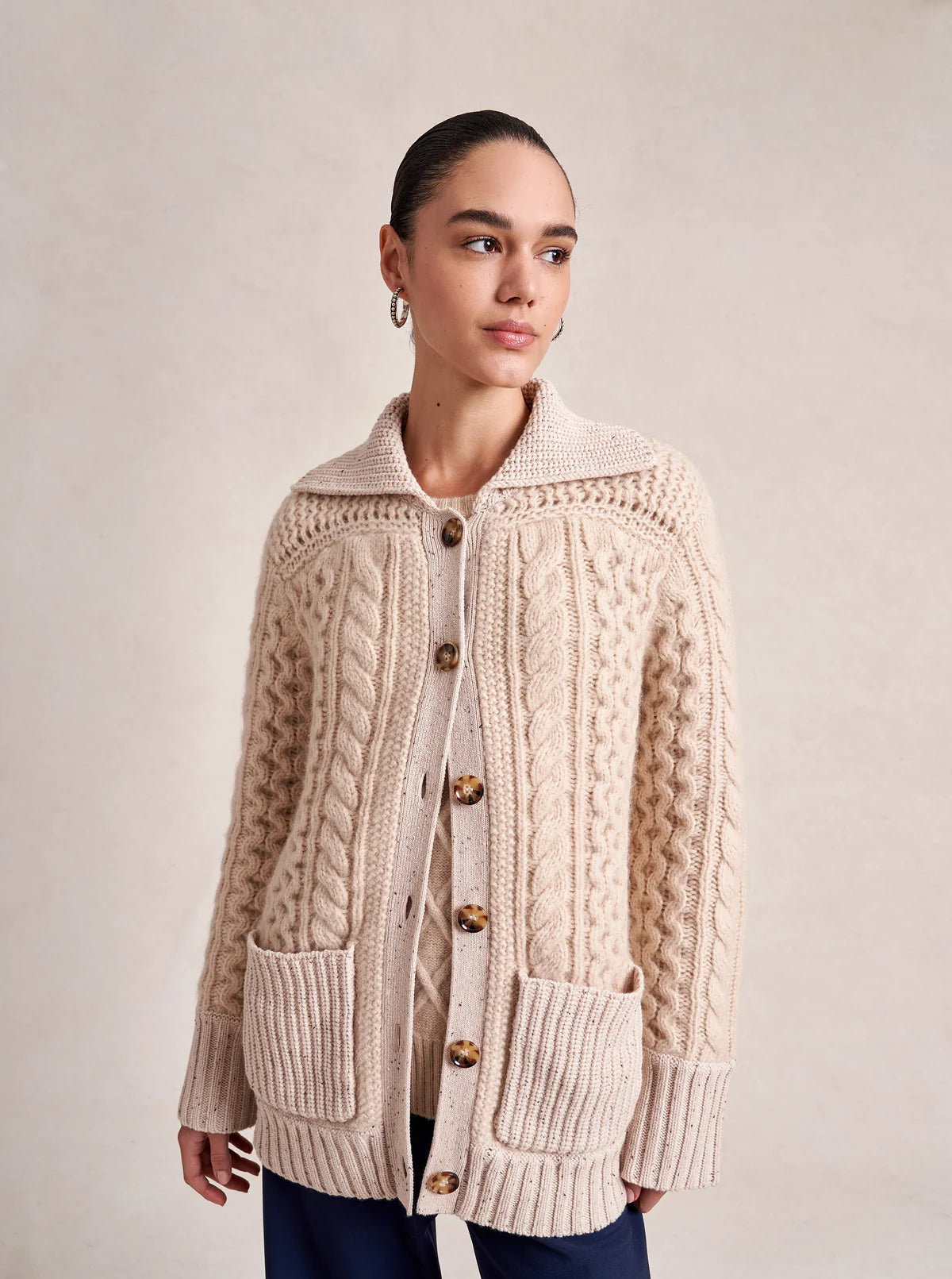 Nuage Cardigan in Oat