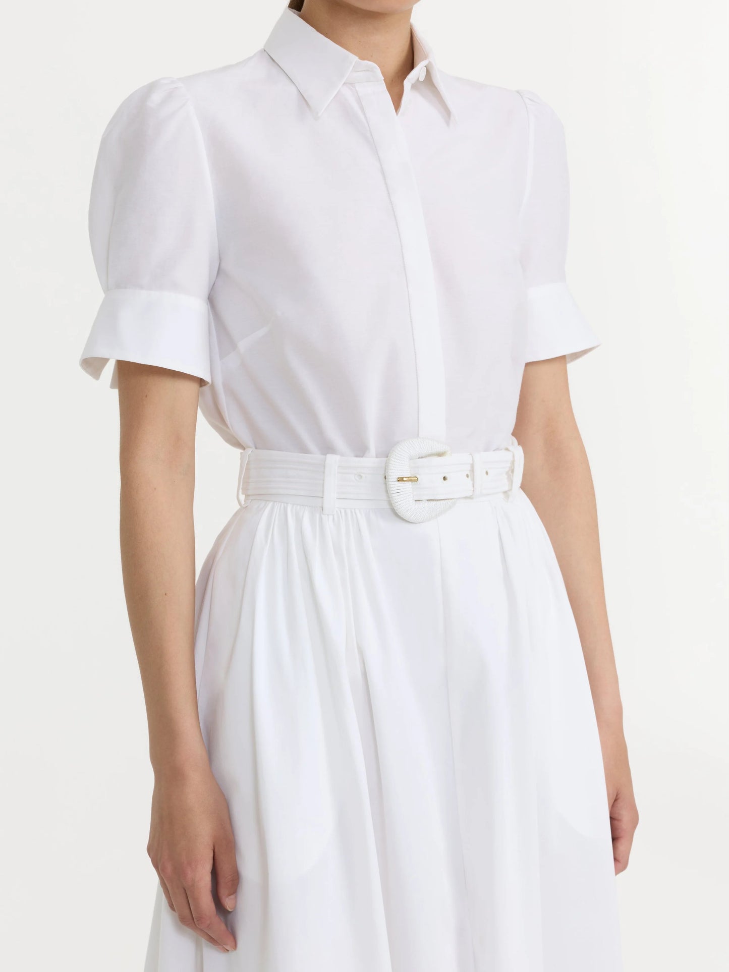 Mae C Shirt in White