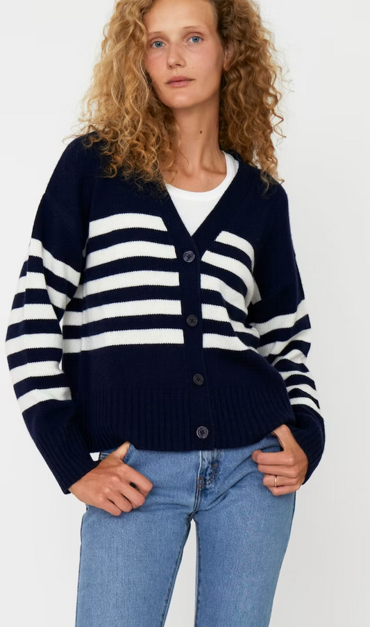 The Raffa in Navy/Cream