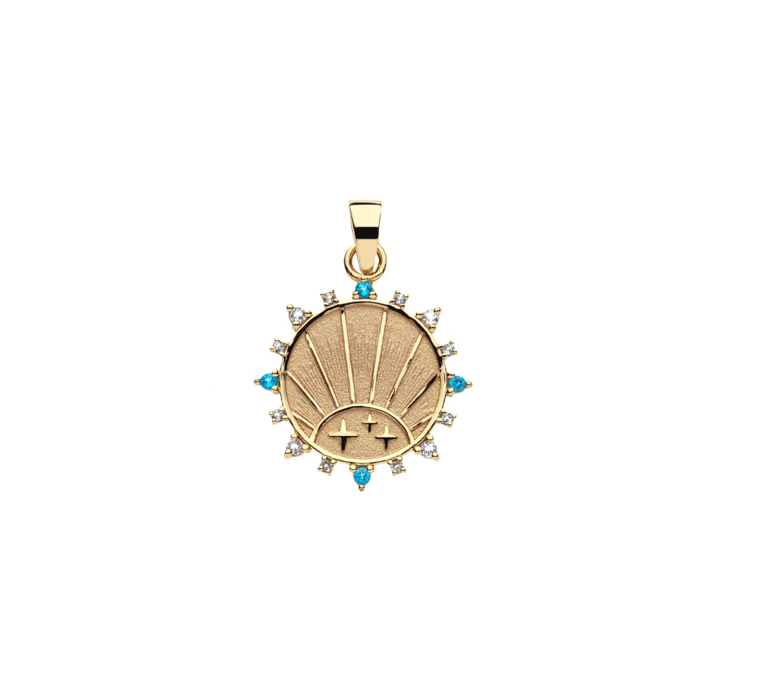 STRONG Petite Embellished Coin Necklace
