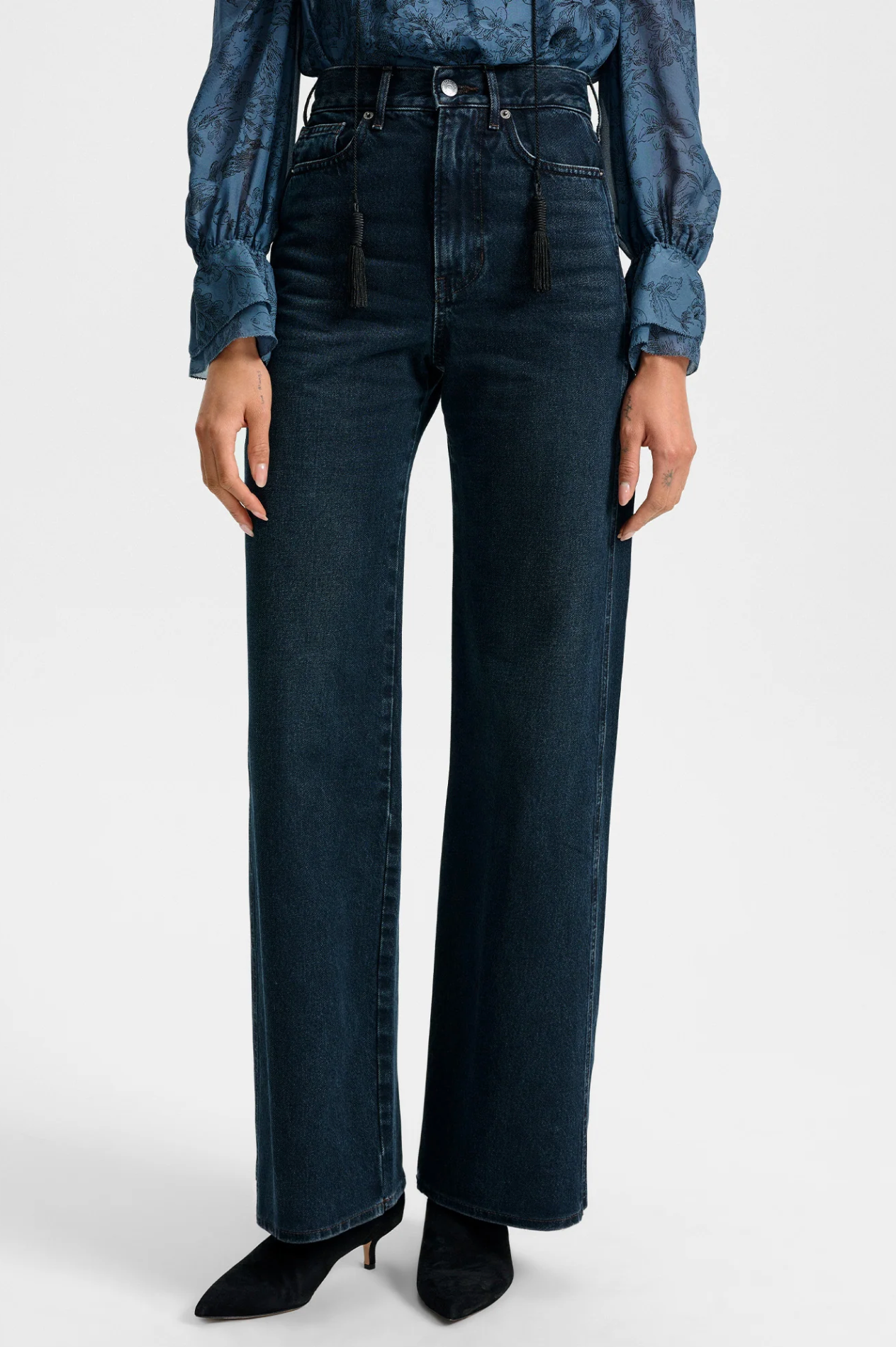 Taylor Wide-Leg Jean in Dark Midnight