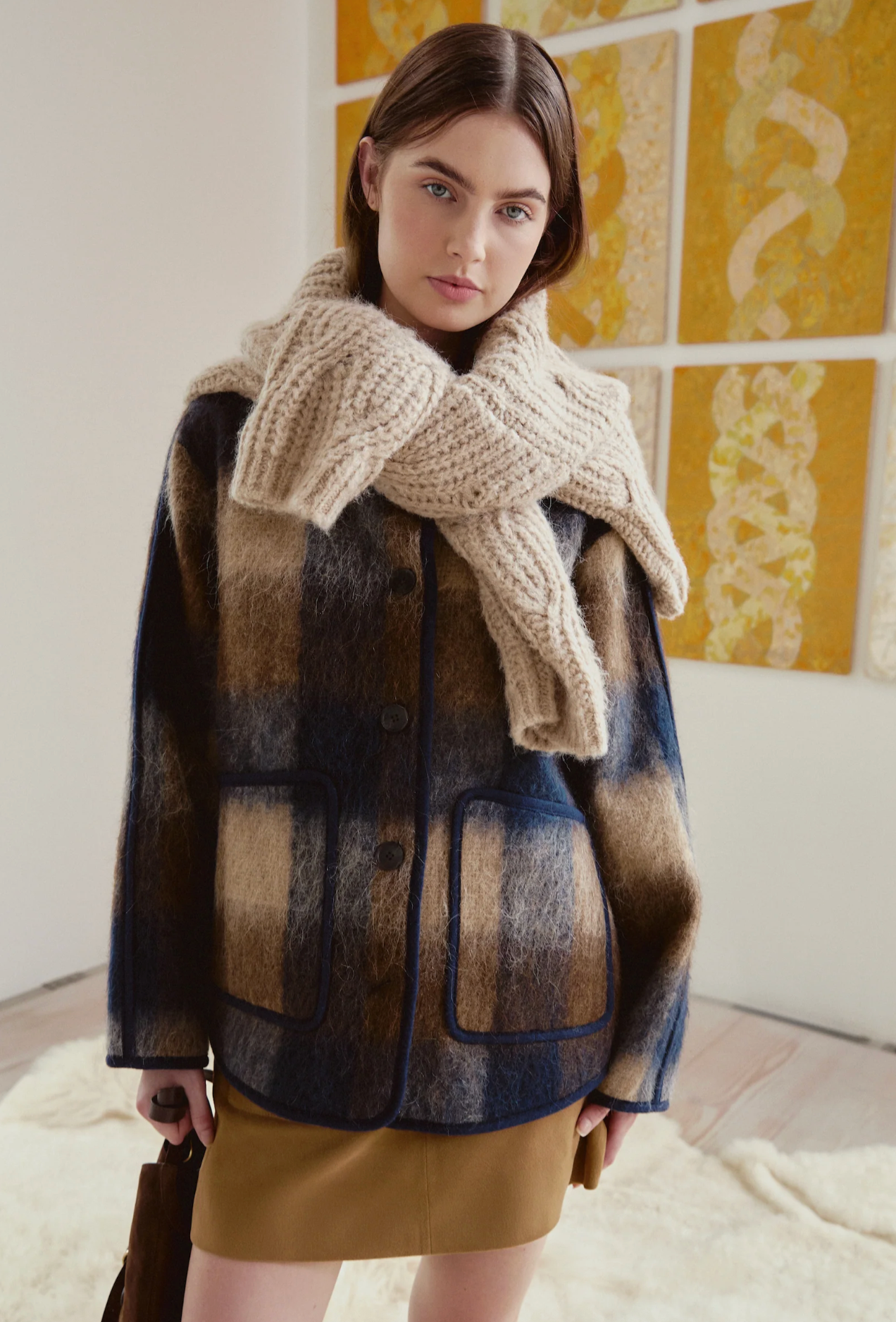 Janet Jacket in Toffee Multi