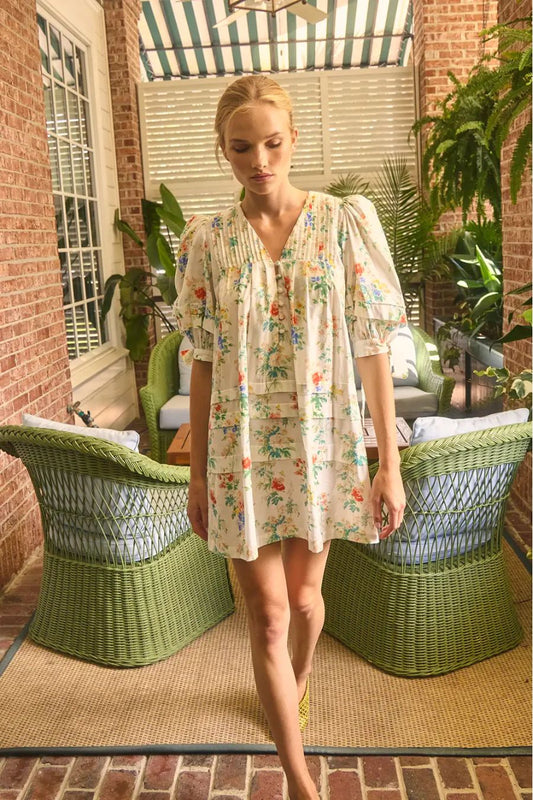 Paige Dress in Falling Blossom