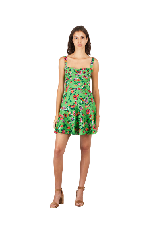 Rae Short Dress in Saffier Apple