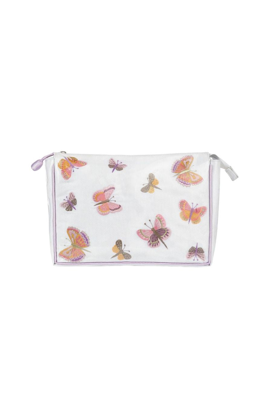 Butterfly Large Makeup Bag in Lavender