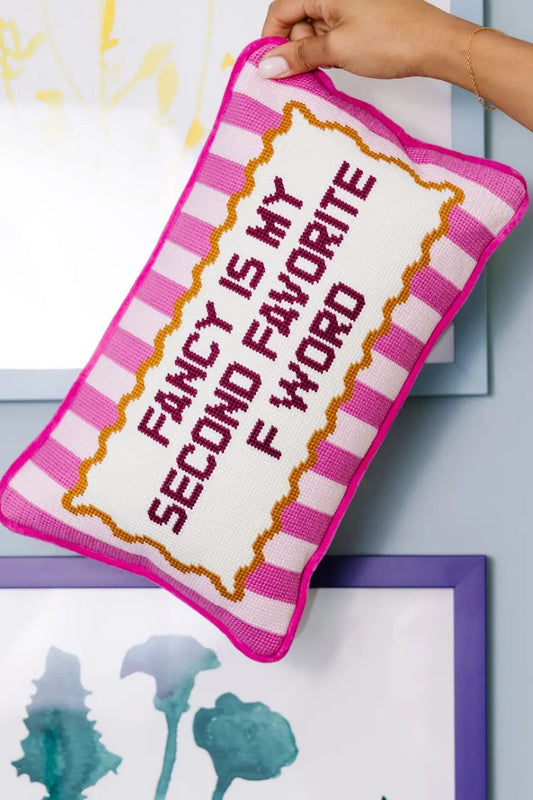 Fancy Needlepoint Pillow