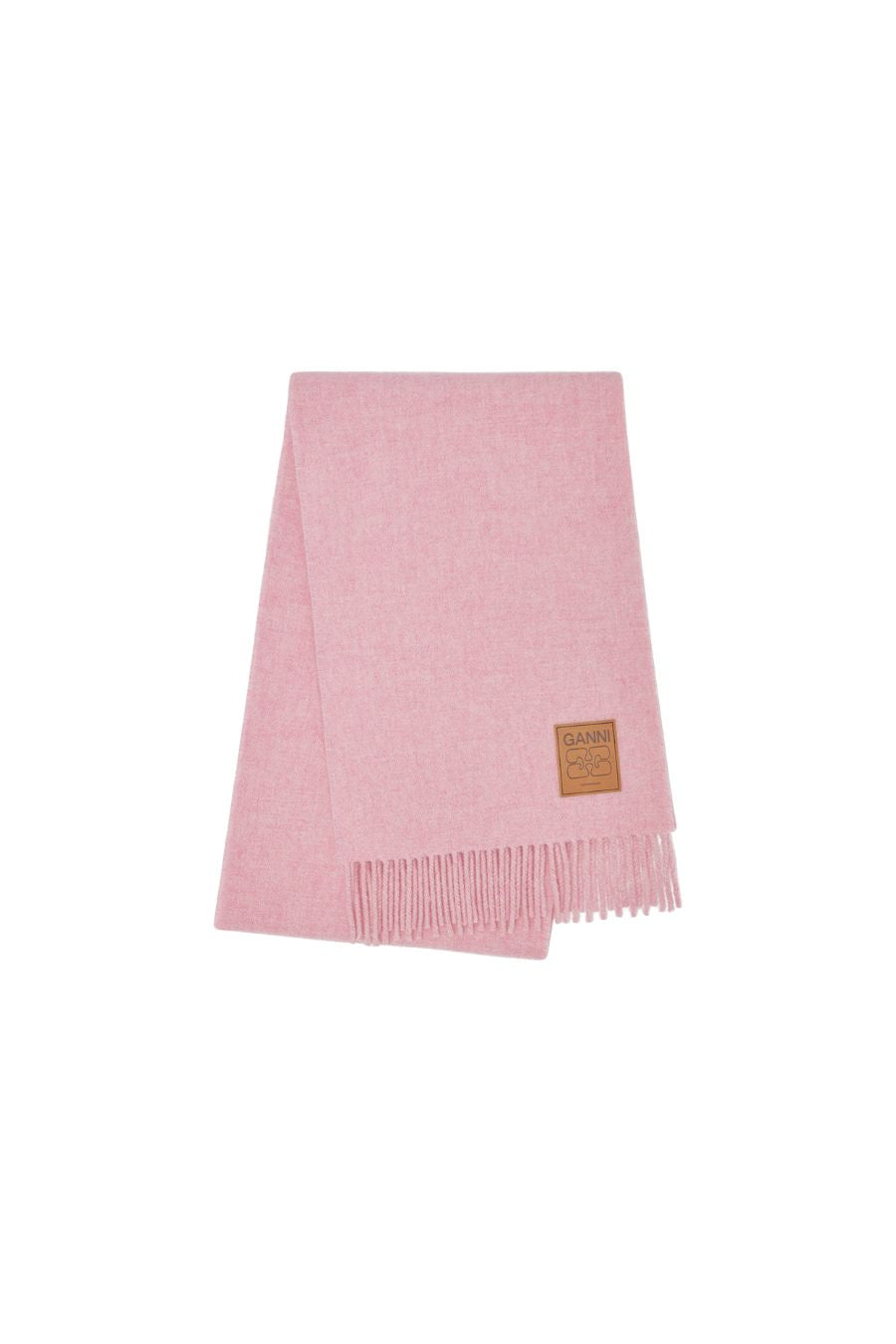 Pink Wool Scarf