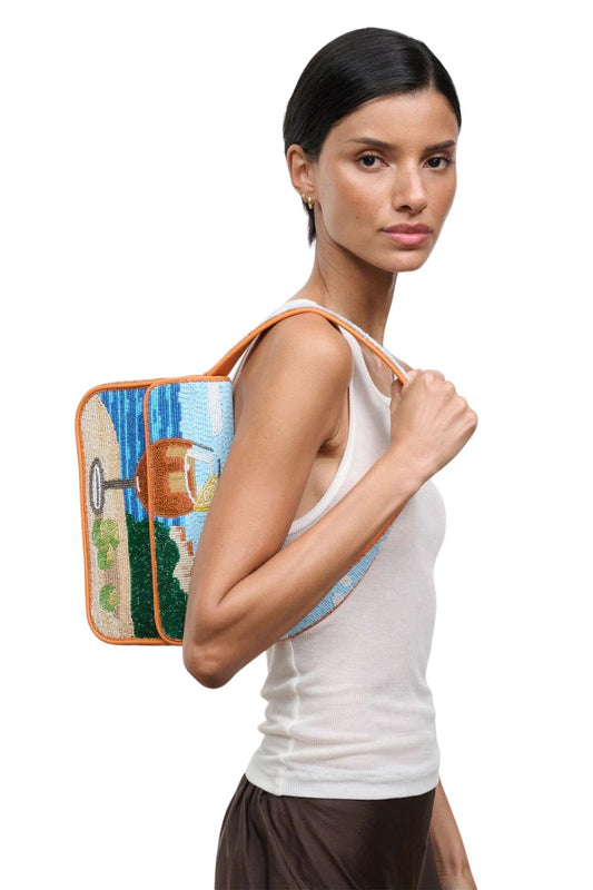 Tommy Beaded Bag in Sunset Spritz