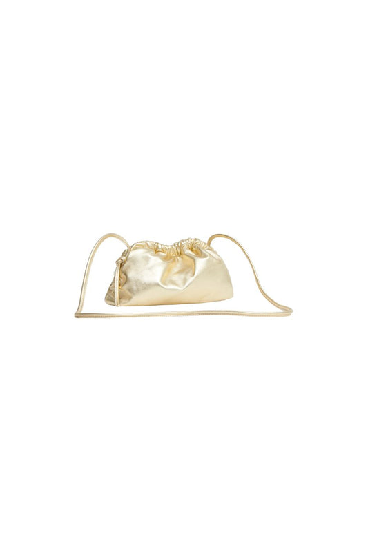 Mini Cloud Clutch in Gold