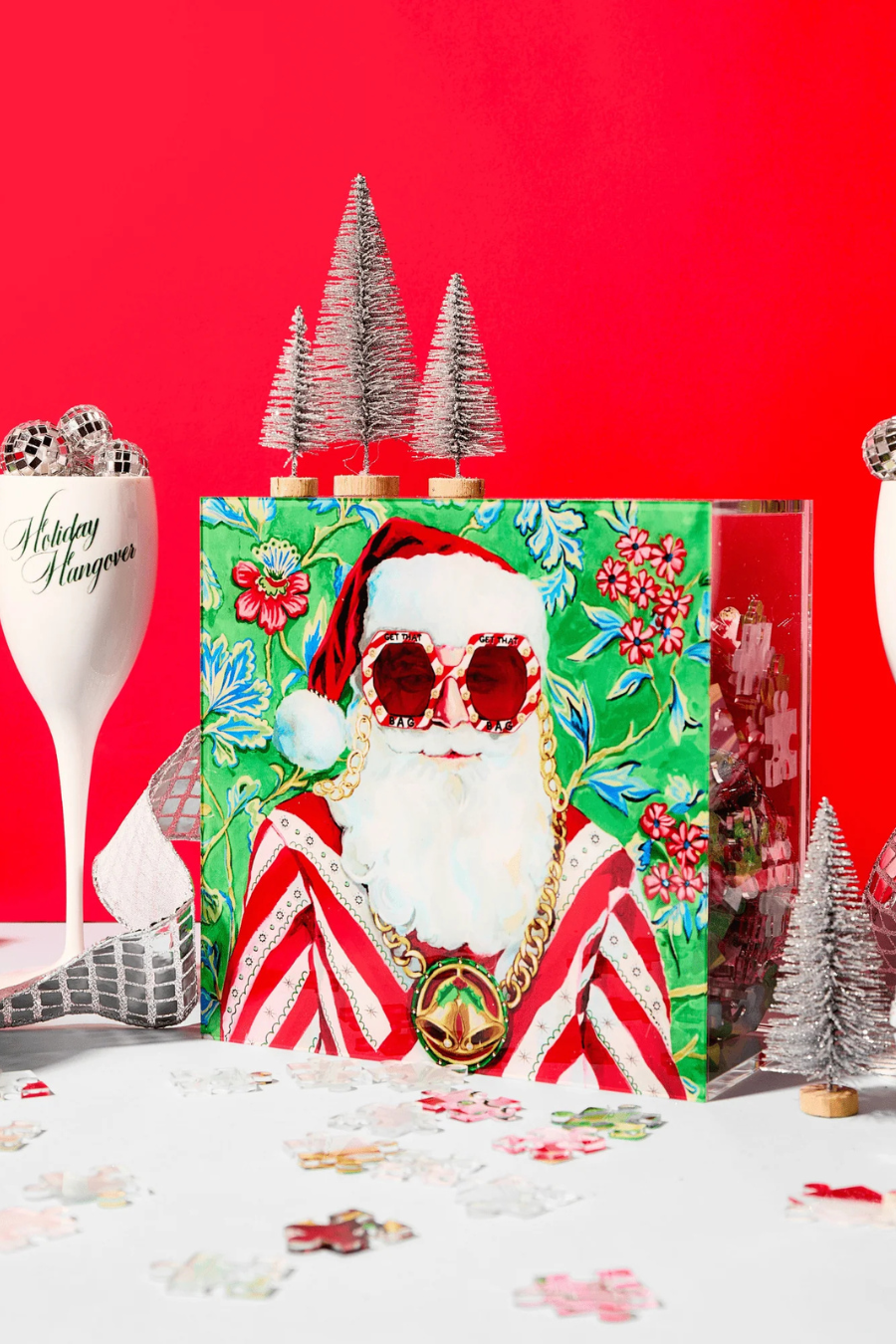 Swanky Santa Acrylic Puzzle