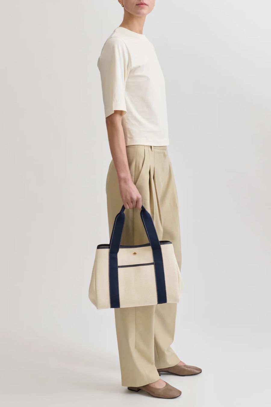 Traversée M in White/Navy