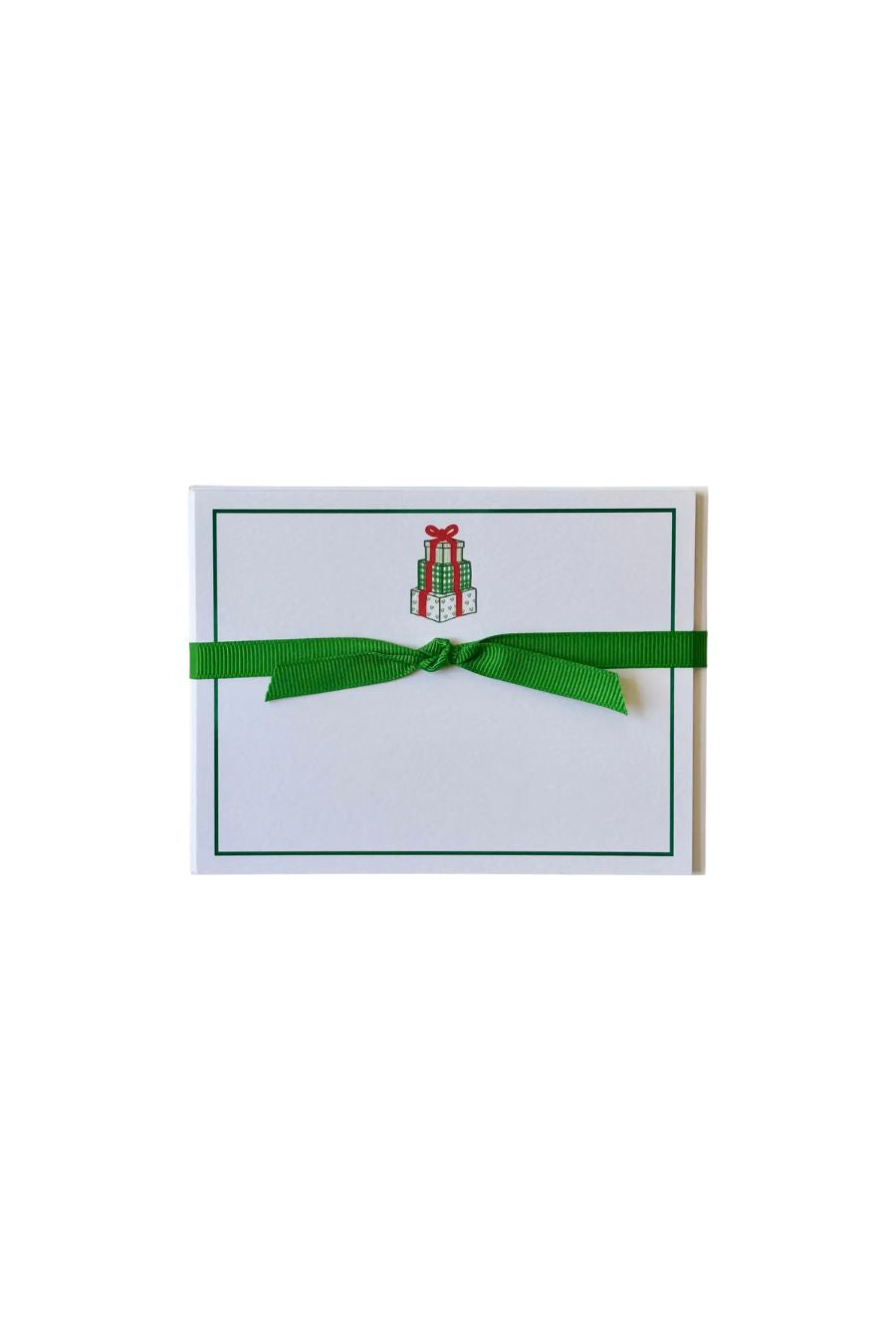 Wrapped Gift Stack Flat Note Cards