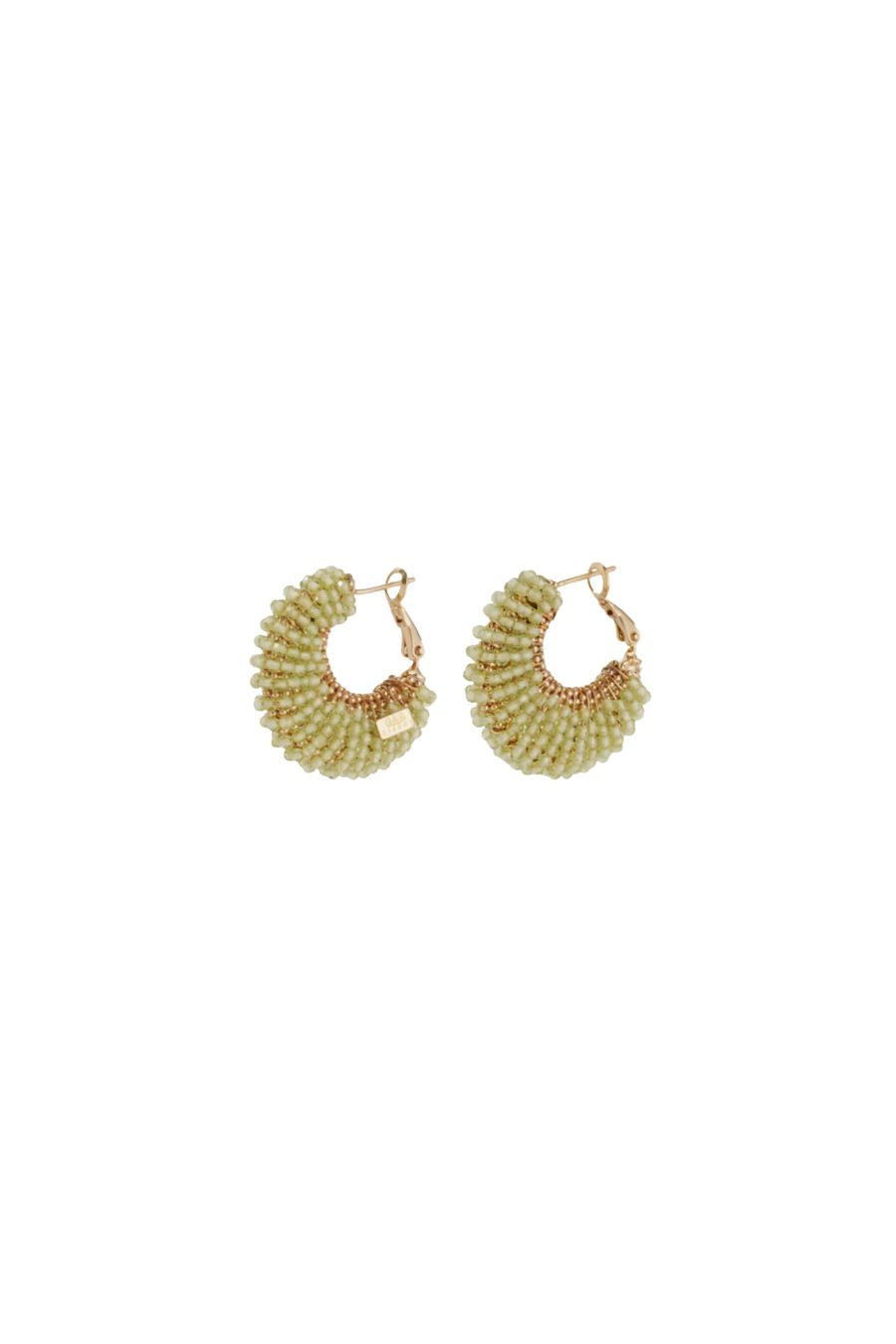 Izzia Earrings in Lime