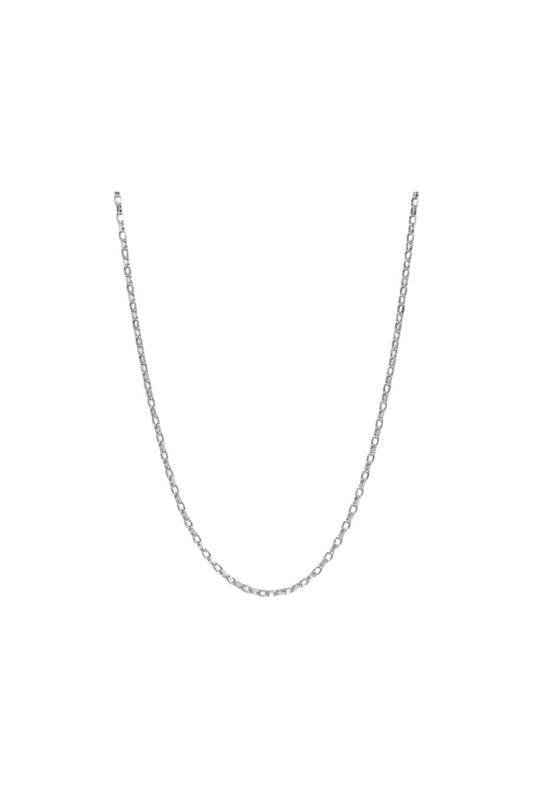 18" 2mm Italian Chain Necklace in Sterling Silver