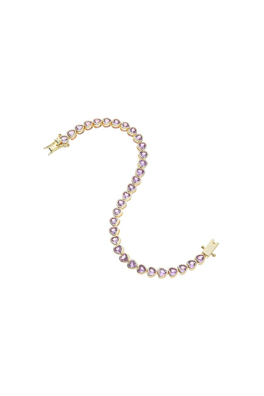 Made from LOVE Pink Tennis Bracelet