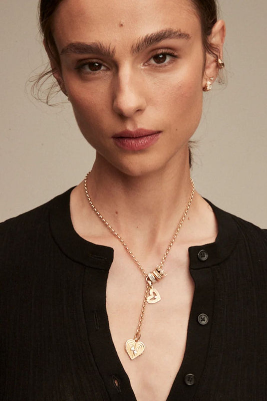 Rolo Chain Lariat Necklace