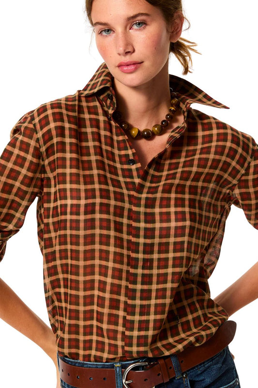 The Very Big Bead Stone Necklace in Tiger's Eye