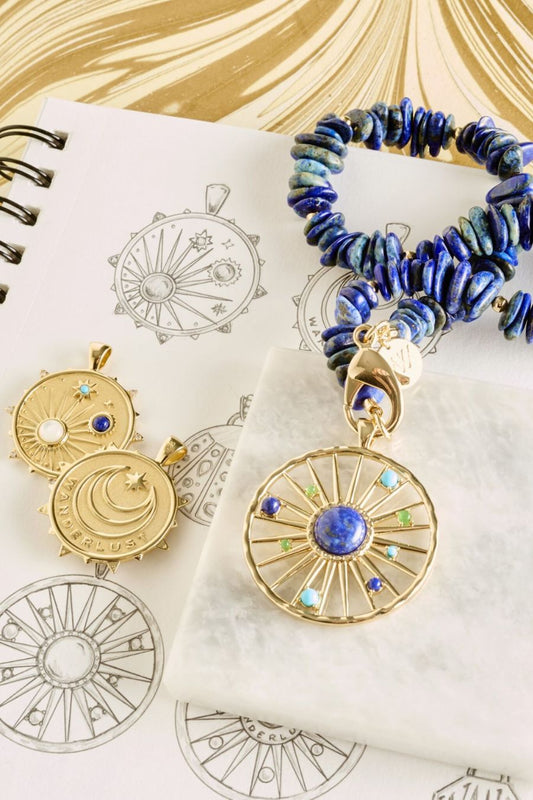 WANDERLUST Starburst Coin Necklace