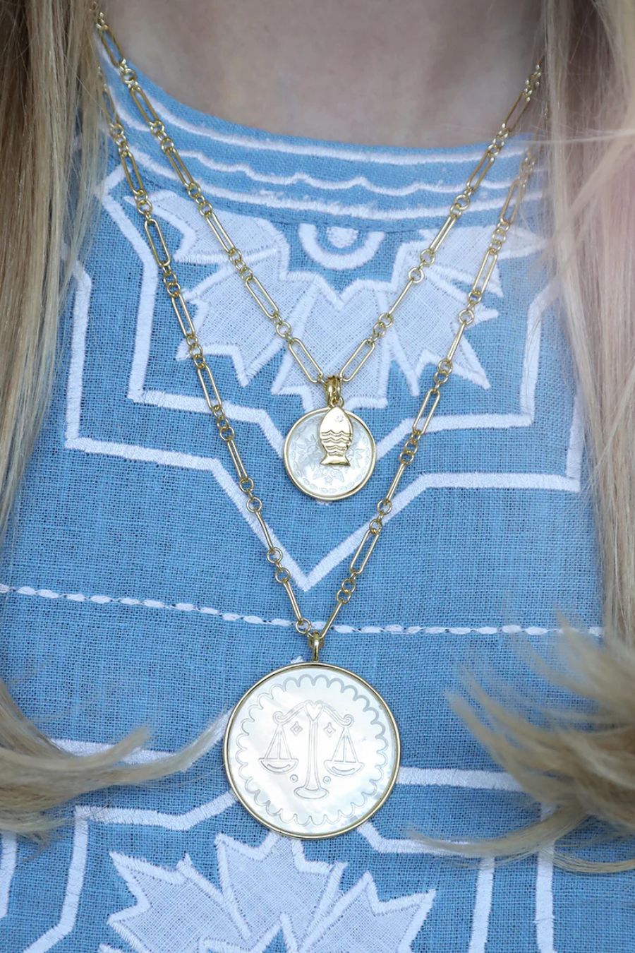 Mixed Link Chain 18"